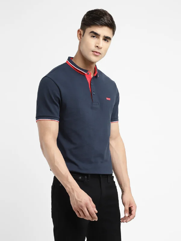 Men's Shirts for HuntingMen's Solid Polo T-shirt Navy