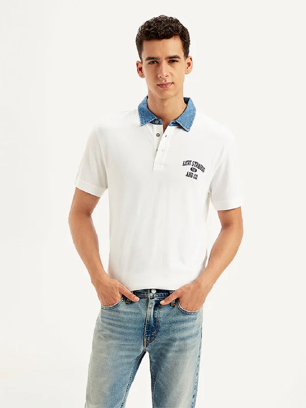 Men's Shirts with Wrinkle-Resistant FabricMen's Solid Slim Fit Polo T-Shirt