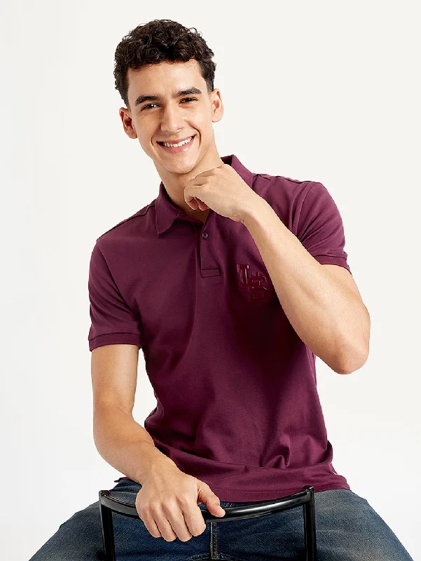Elegant Men's Dress ShirtsMen's Solid Slim Fit Polo T-Shirt