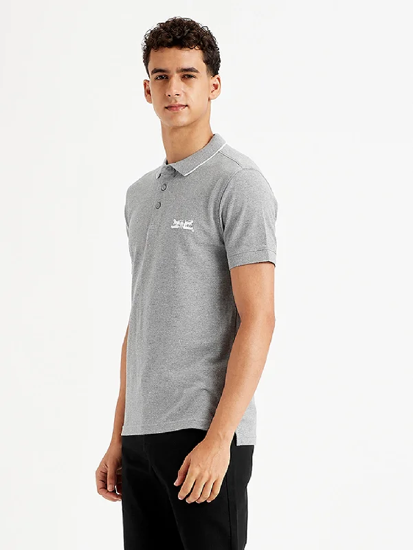 Versatile Men's Tank TopsMen's Solid Slim Fit Polo T-Shirt