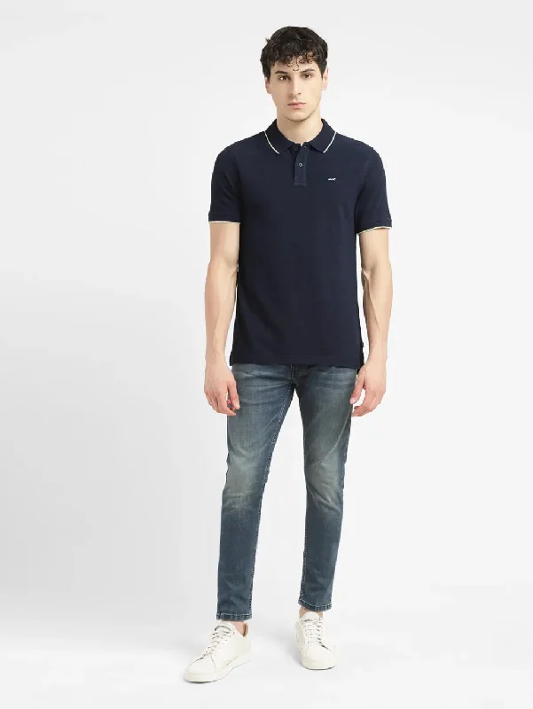 Men's Shirts with Full PlacketsMen's Solid Slim Fit Polo T-shirt