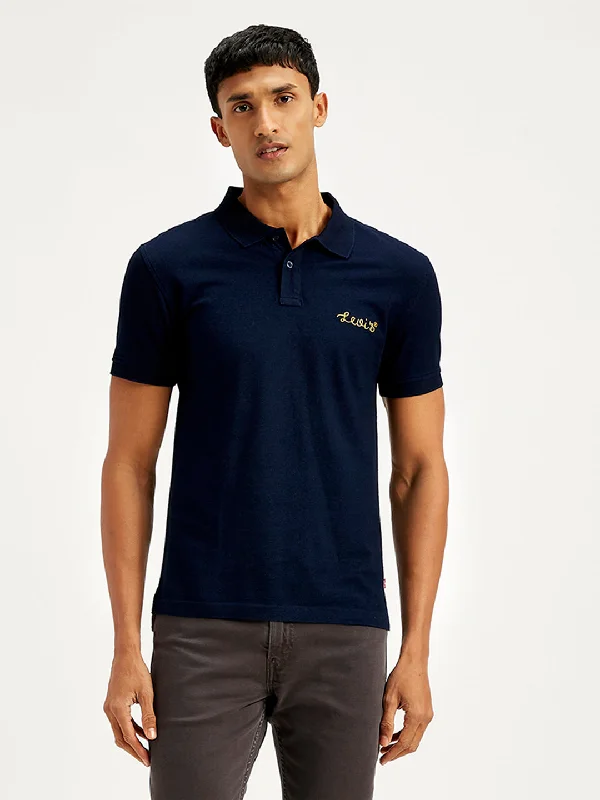 Men's Shirts with High NecksMen's Solid Slim Fit Polo T-Shirt