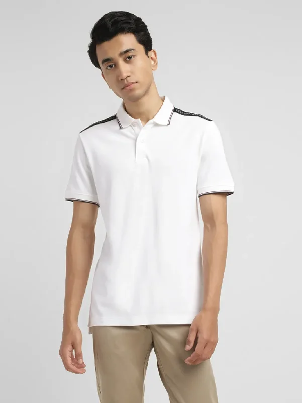 Men's Shirts with Custom MonogramsMen's Solid Slim Fit Polo T-shirt