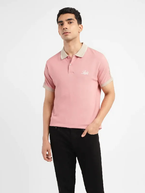 Men's Shirts for HikingMen's Solid Slim Fit Polo T-shirt