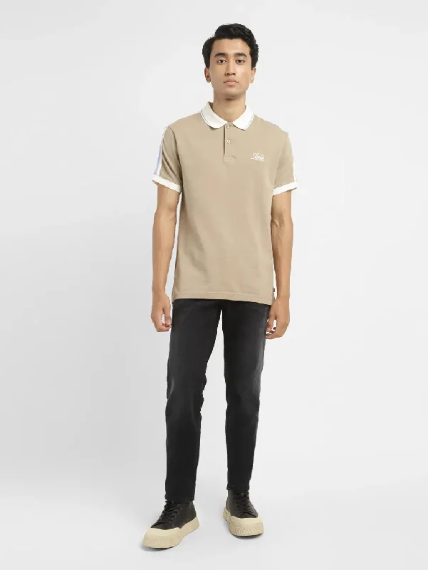Elegant Men's Dress ShirtsMen's Solid Slim Fit Polo T-shirt