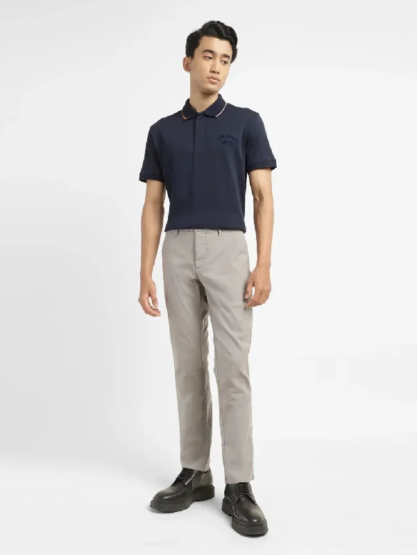 Men's Shirts with Wrinkle-Resistant FabricMen's Solid Slim Fit Polo T-shirt