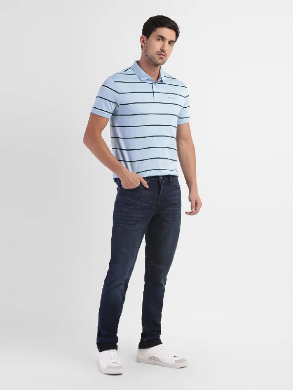 Men's Shirts with Appliquéd SleevesMen's Striped Polo T-shirt