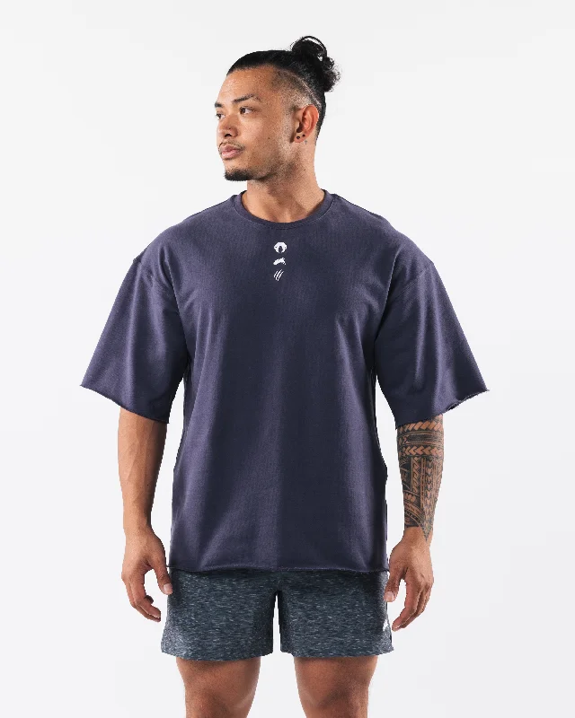 Men's Shirts for FishingThree Pillar Terry Tee - Muted Purple