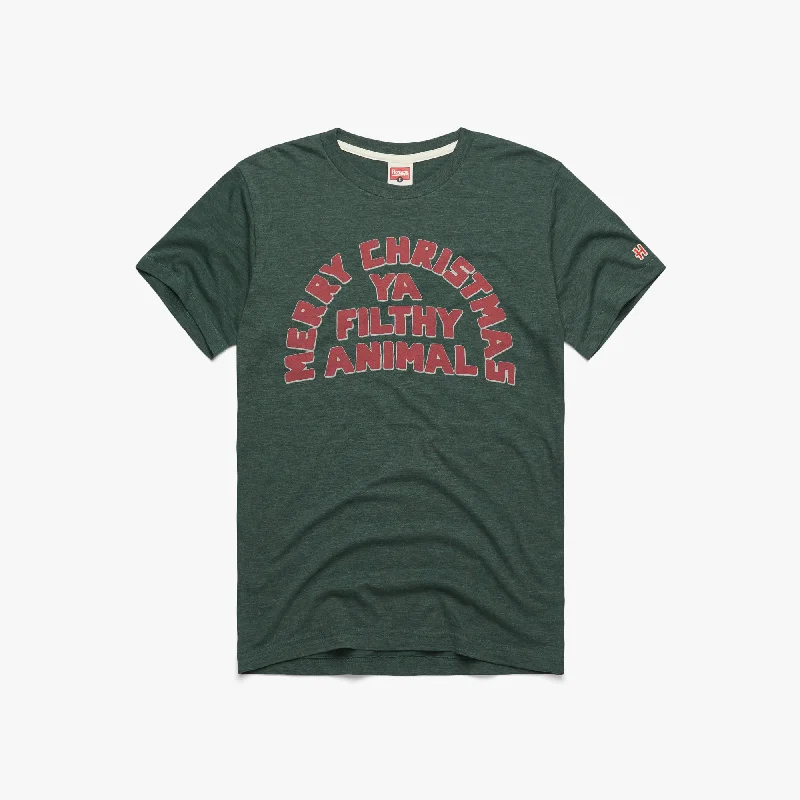 Men's Shirts with Mock NecksMerry Christmas Ya Filthy Animal