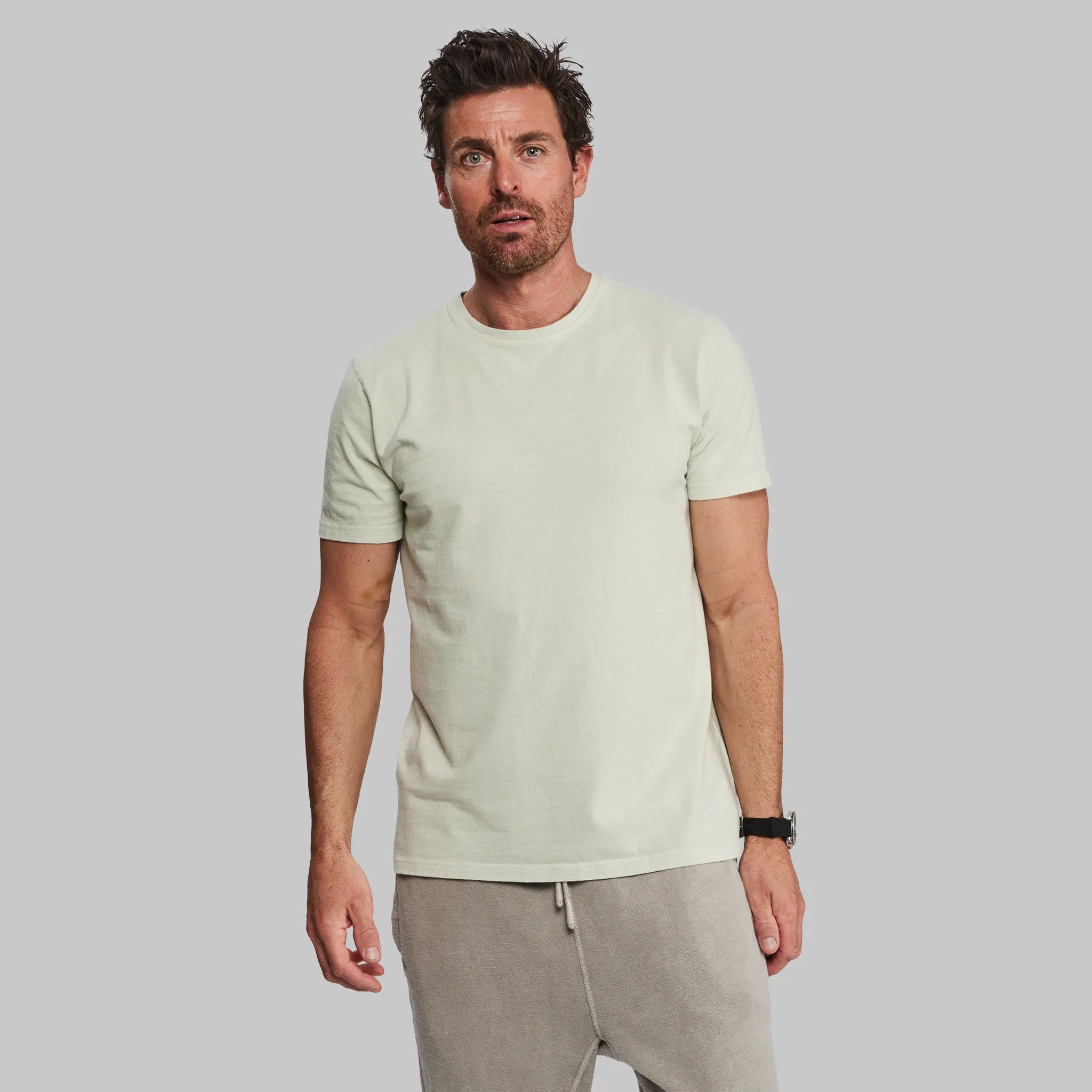 Men's Henley T-Shirts for a Casual TwistMineral T Shirt. Celadonite edition