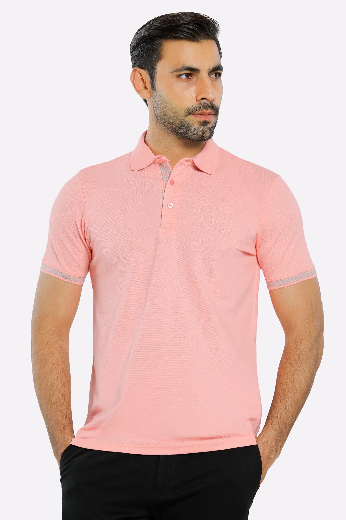 Men's Shirts for CampingJacquard Collar Polo