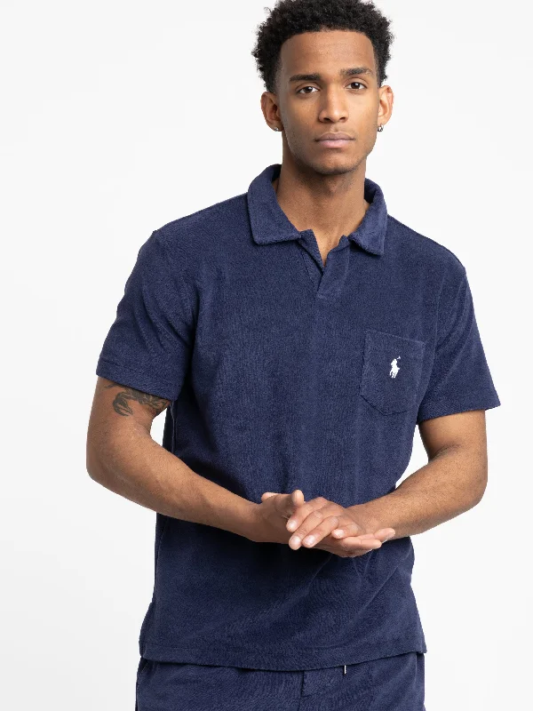 Men's Essential Dress Shirts for Everyday WearNewport Navy Classic Fit Terry Polo Shirt