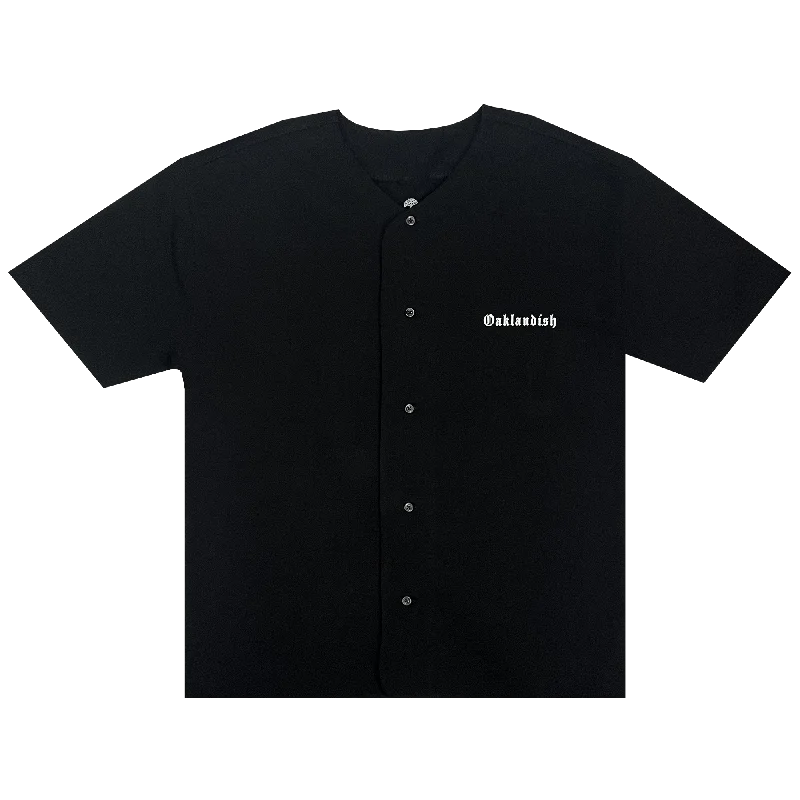 Men's Shirts for Beach OutingsOaklandish Heavy Button-up Baseball Jersey