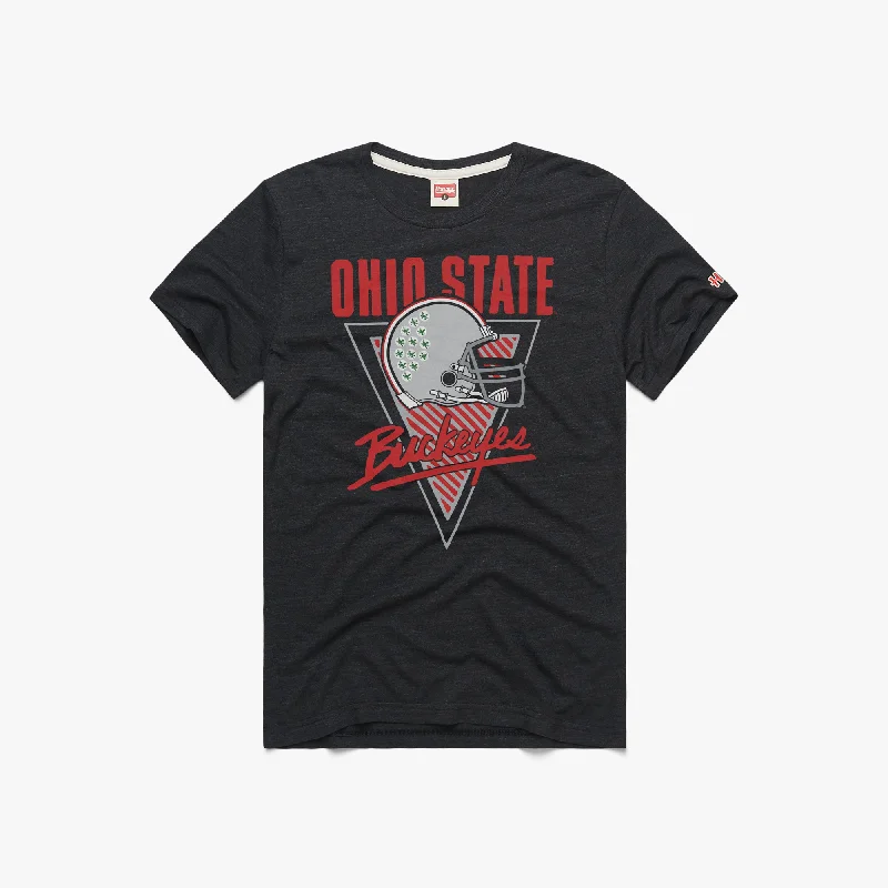 Durable Men's Work ShirtsOhio State Buckeyes Helmet Retro