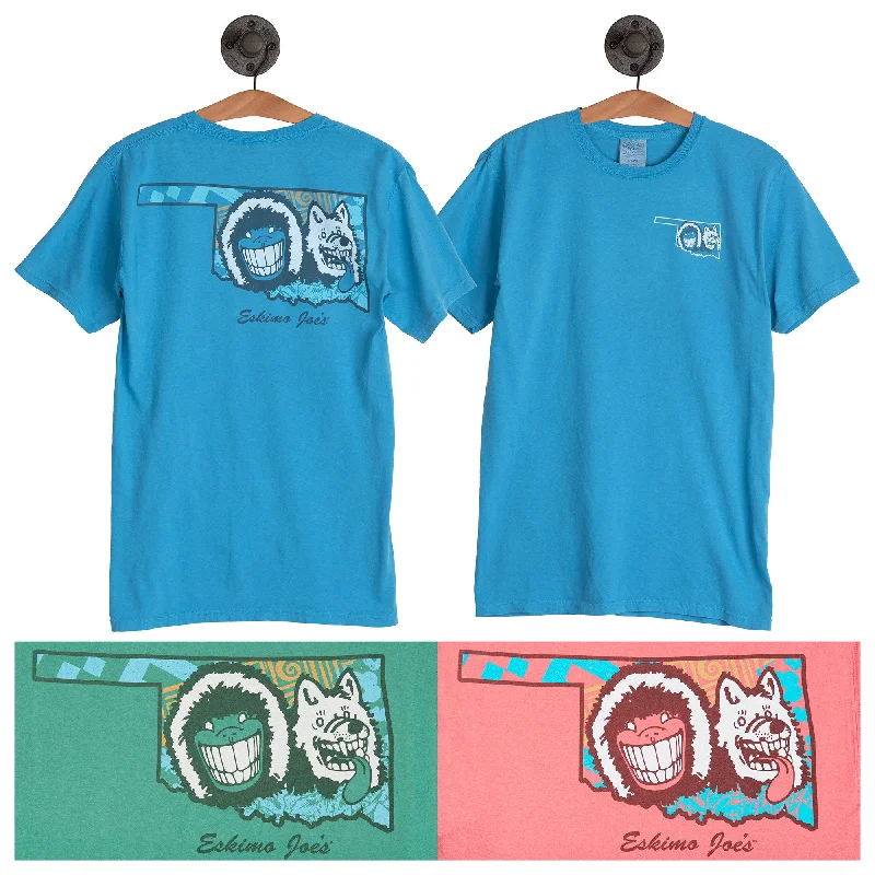 Men's Shirts with Raw-Edge HemlinesOKLAHOMA JOE & BUFFY TEE - OJBT