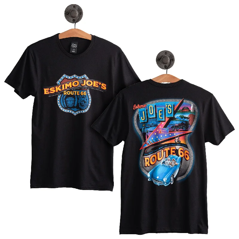 Men's Shirts for CampingOKLAHOMA ROUTE 66 DESIGN - BKT