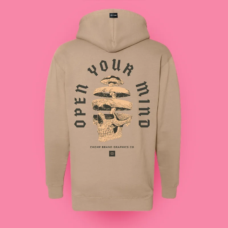 Men's Shirts with Spread CollarsOpen Your Mind Hoodie