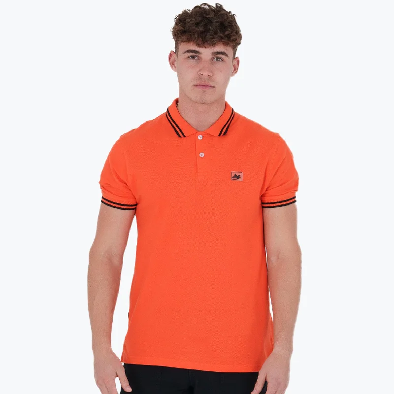 Men's Shirts with Antimicrobial TreatmentPeninsula Polo Burnt Orange