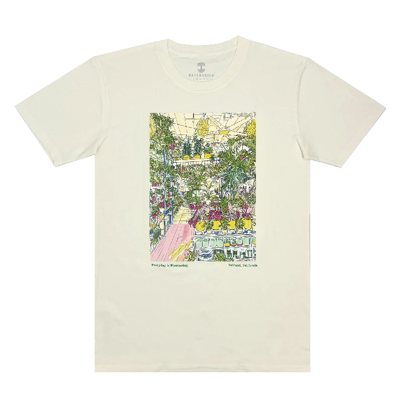 Men's Shirts with Floral PrintsPlanterday X Oaklandish Tee
