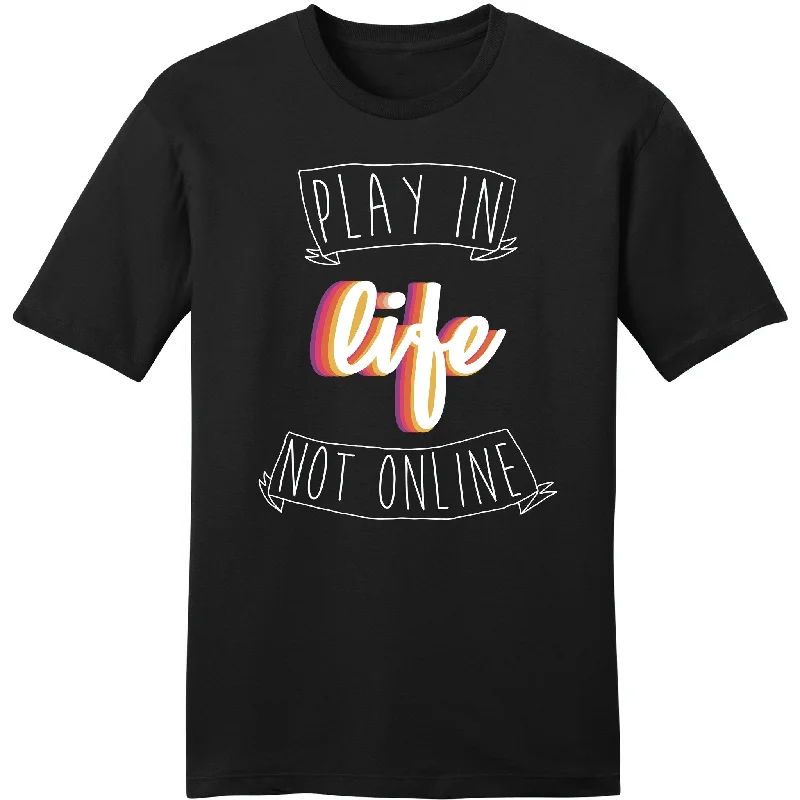 Men's Shirts with Pin CollarsPlay in life , not online