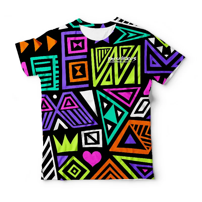 Warm Men's Fleece-Lined TopsPolygon Tribes T-Shirt