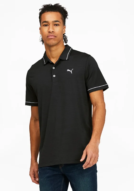 Breathable Men's Mesh TopsPuma Mens Cloudspun Monarch Golf Polo <br> 530991 01
