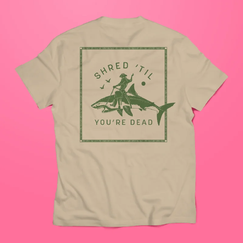 Men's Shirts with Pocket SquaresRide Sharks II
