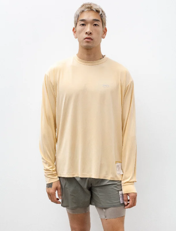 Men's Pattern-Play Shirts for a Fun TwistAuralite Long Sleeve Shirt Mineral Yellow