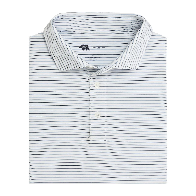 Men's Unique and Designer TopsScout Stripe Performance Polo - True Navy