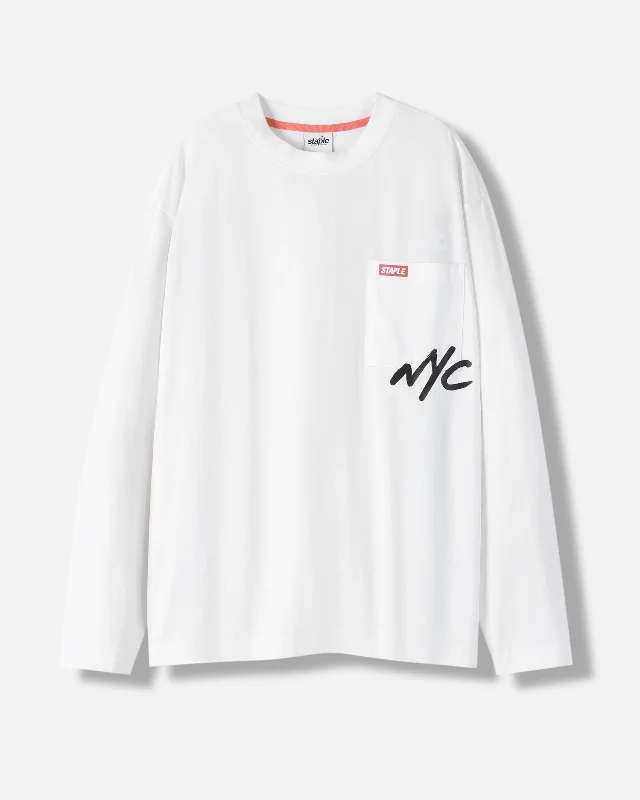 Men's Shirts with Ruffled HemlinesSeagram Pocket Tee