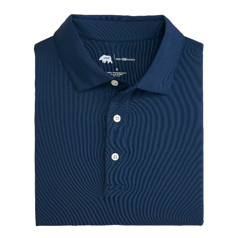 Men's Shirts with UV ProtectionSolid Performance Polo - Navy
