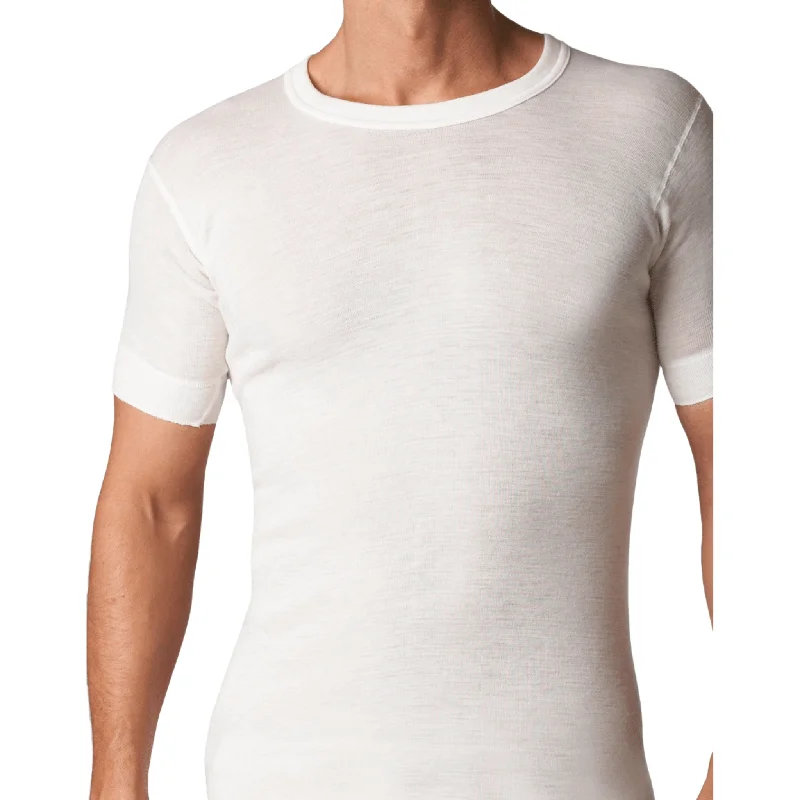 Men's Regular-Fit Shirts for a Classic FitStanfield's Super Wash Wool Short Sleeve Shirt - 4311