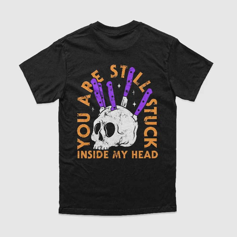 Men's Shirts with Velcro ClosuresStuck Inside My Head Tee