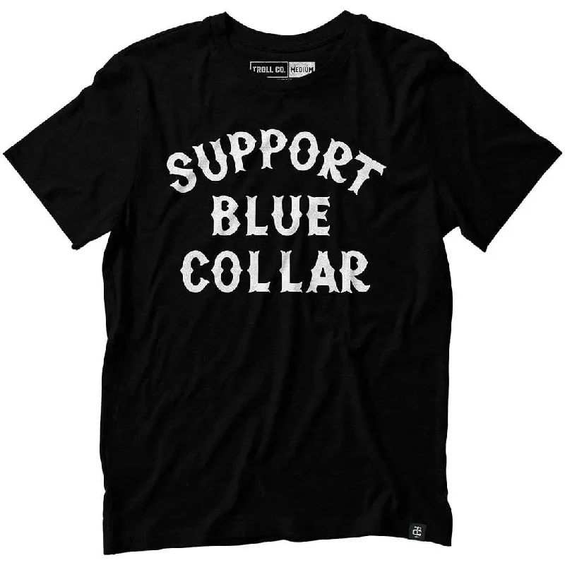 Classic Men's Button-Up ShirtsSupport Blue Collar Tee