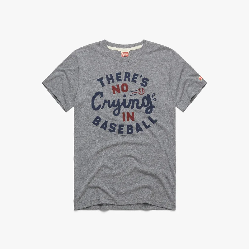 Men's Shirts with Mandarin CollarsThere's No Crying in Baseball