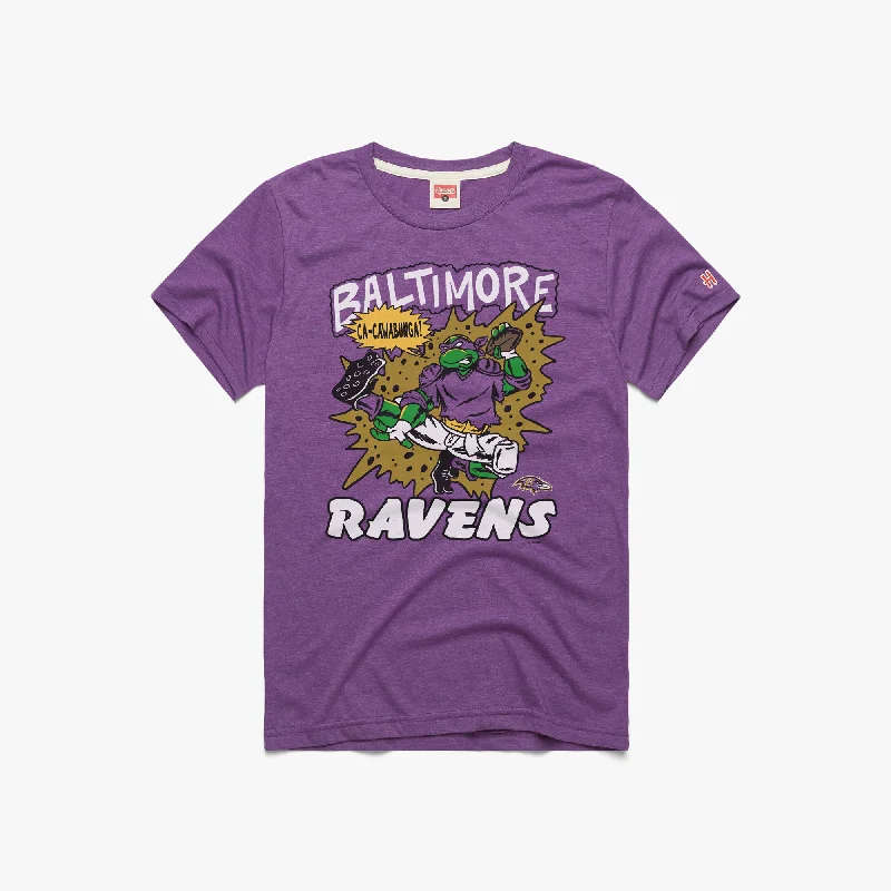 Men's Shirts with Lace-Up HemlinesTMNT Donatello x Baltimore Ravens