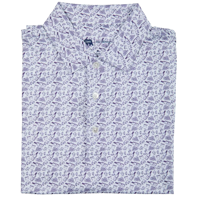 Layered Men's VestsTransfusion Printed Performance Polo