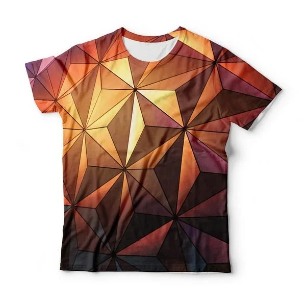 Men's Shirts with Velcro ClosuresTriangulation T-Shirt