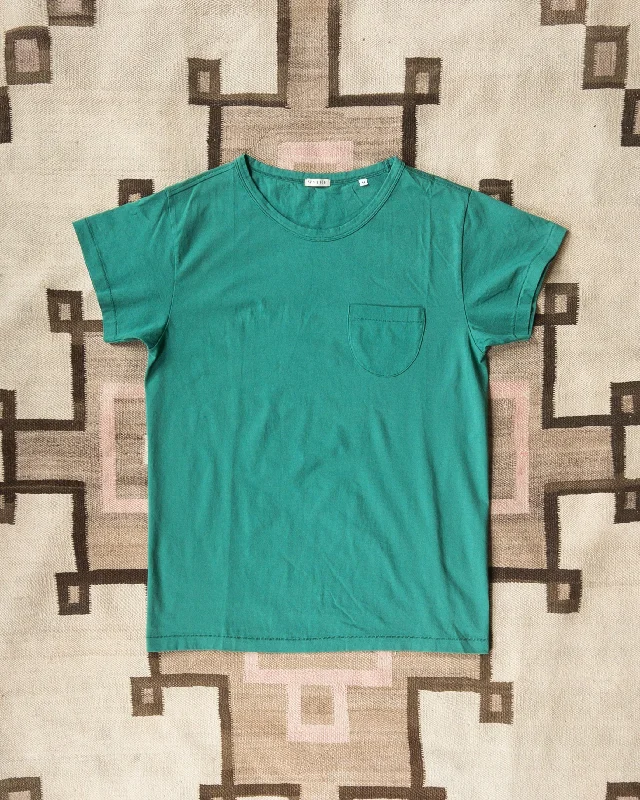 Men's Breathable Shirts for Warm ClimatesTubular Pocket Tee Shirt - Evergreen