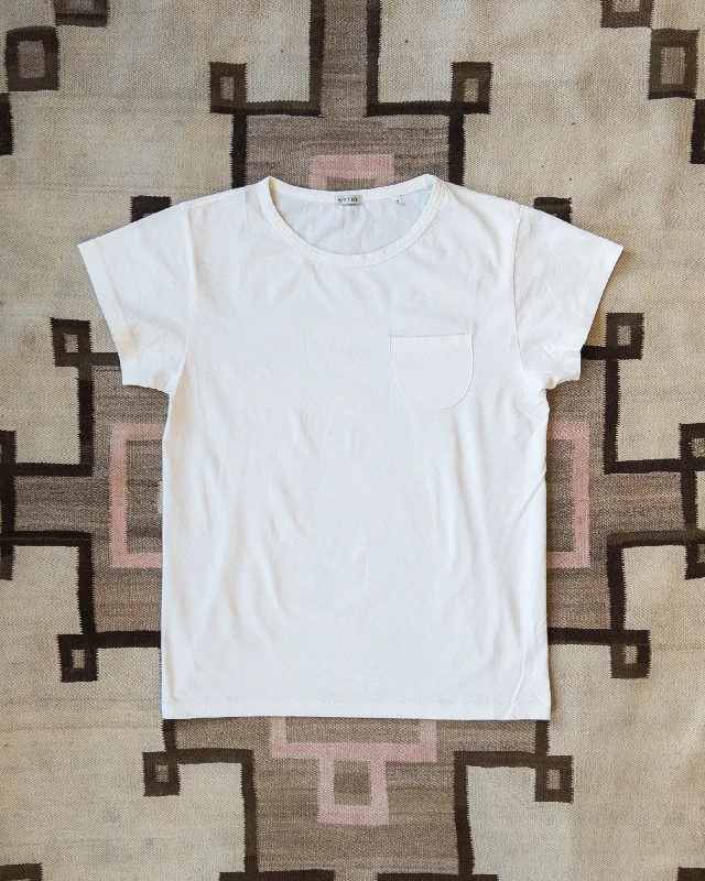 Men's Tailored Shirts for a Sharp AppearanceTubular Pocket Tee Shirt - Natural