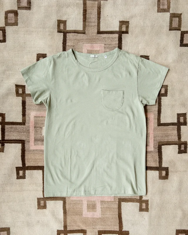 Men's Insulated Shirts for Cold WeatherTubular Pocket Tee Shirt - Faded Olive