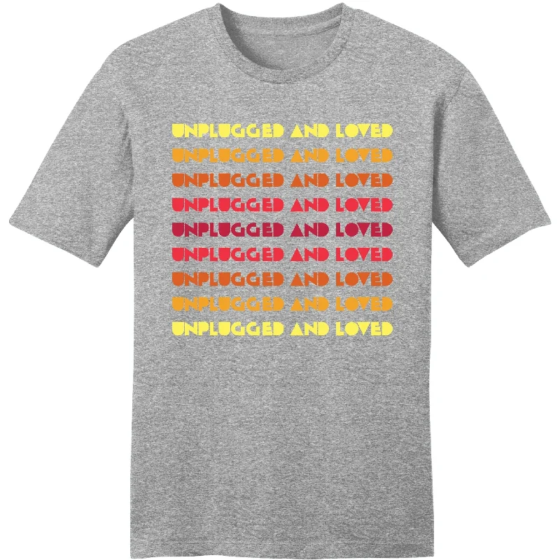 Men's Shirts with Mock NecksUnplugged and loved