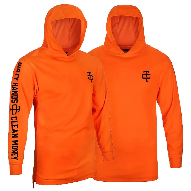 Men's Shirts with Appliqué DetailsUV Defender Hooded Long Sleeves