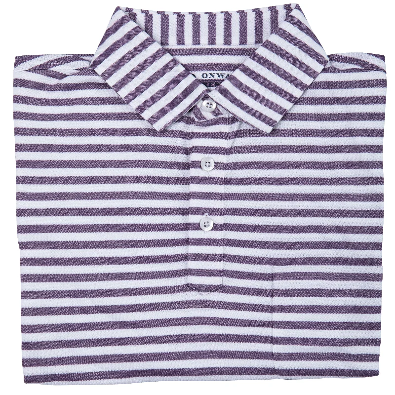 Men's Shirts with French CuffsVintage Repp Stripe Polo