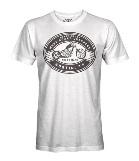 Men's Shirts with Pleated HemlinesWCC - Death Glory T-Shirt White
