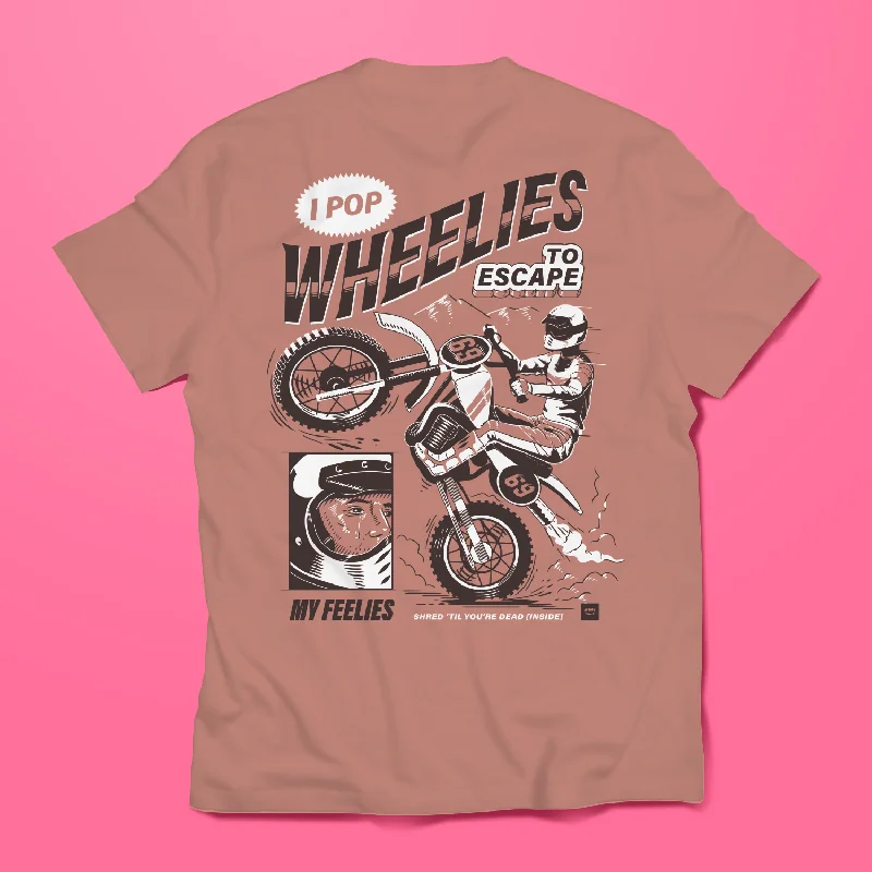 Men's Shirts with Roll-Up SleevesWheelies