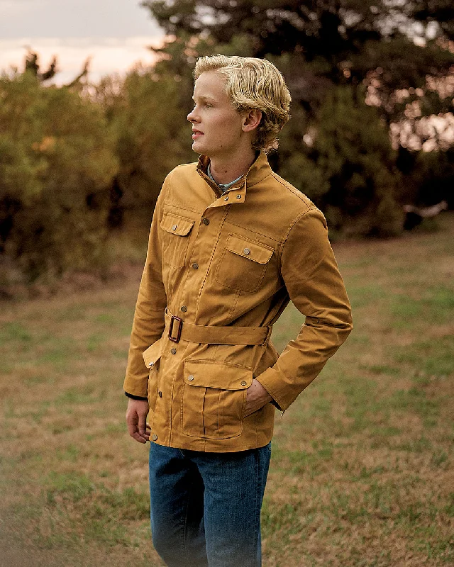 Men's Tailored Shirts for a Sharp AppearanceAberdeen Jacket in Goldenrod Waxed Canvas