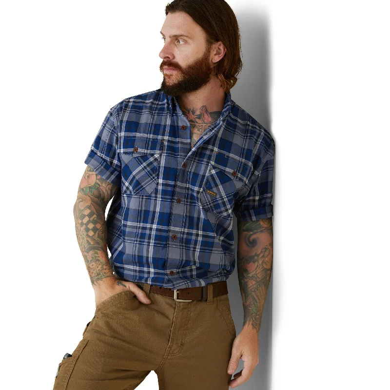 Men's French-Cuff Shirts for a Sophisticated EdgeAriat Men's Rebar Made Tough DuraStretch Work Shirt