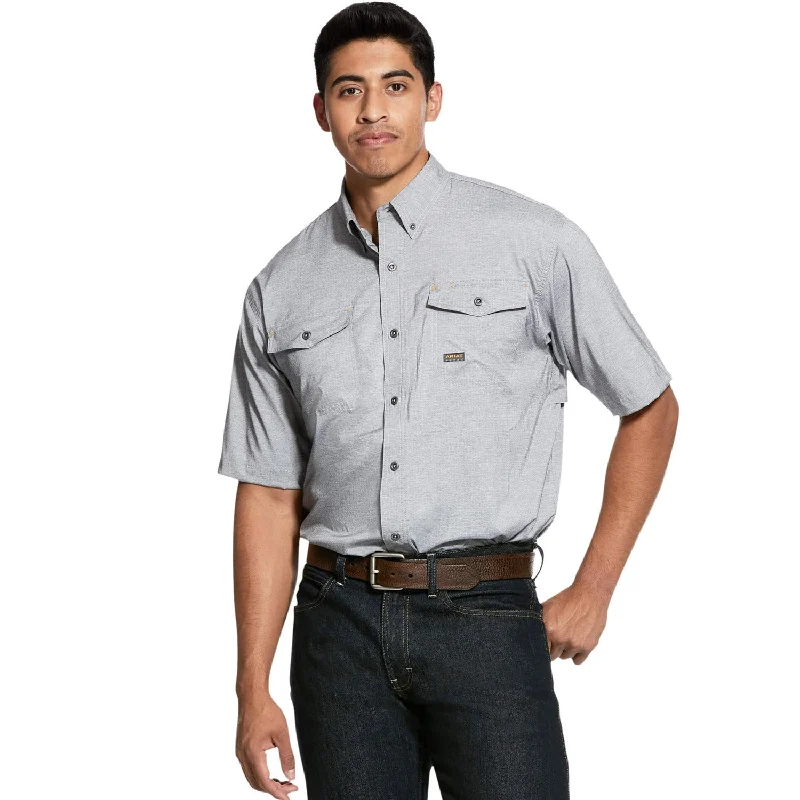 Men's Hawaiian Print Shirts for Luau PartiesAriat Men's Rebar Made Tough VentTEK DuraStretch Work Shirt