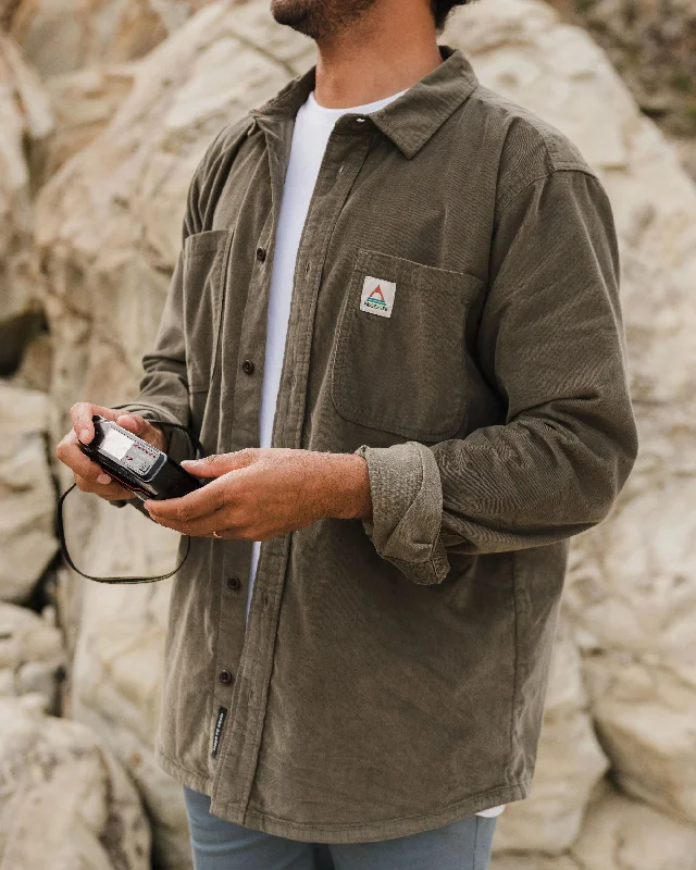 Men's Muscle Fit T-Shirts for a Body-Hugging FitBackcountry Cord Long Sleeve Shirt - Dusty Olive